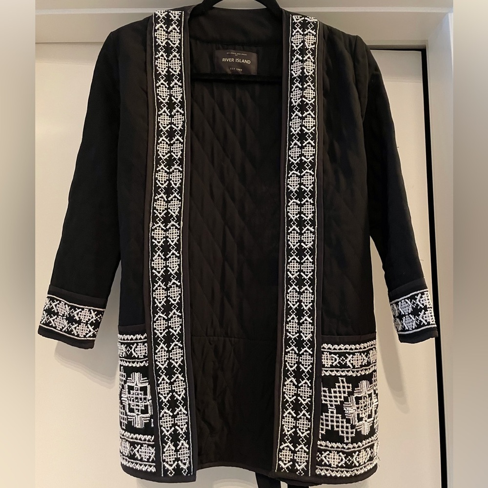 -River Island Quilted Lightweight Jacket